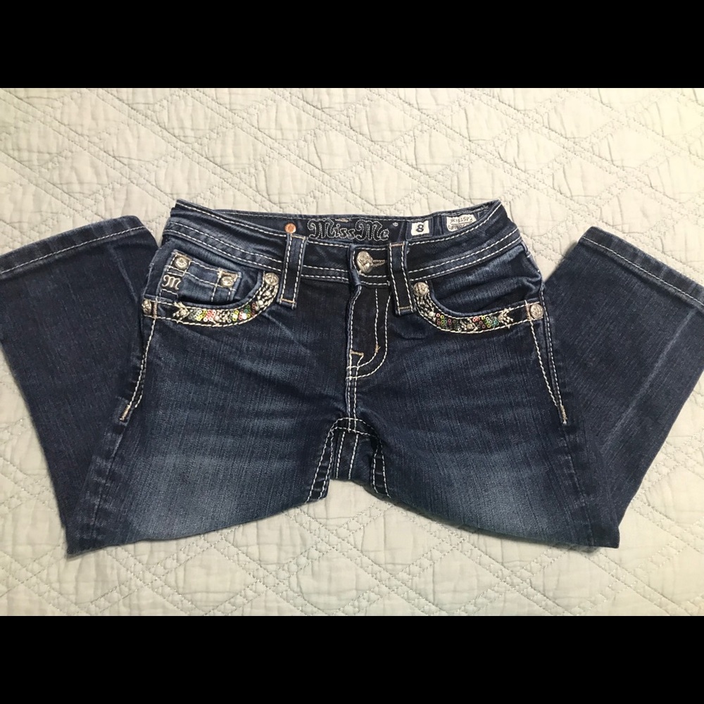 Girls Miss Me Capris like new